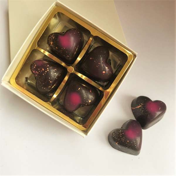 Gift box of 4 assorted truffles - Image 4